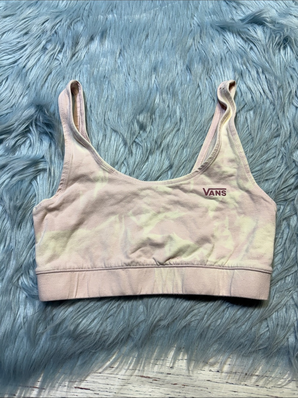 Vans Pink Tie-Dye Bralette Sz S